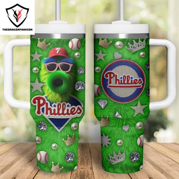 Philadelphia Phillies Special Tumbler With Handle And Straw