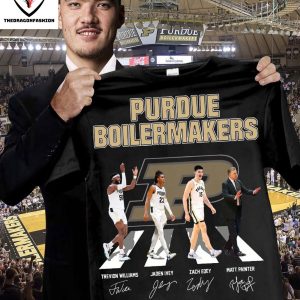 Purdue Boilermakers Men Basketball Signature T-Shirt