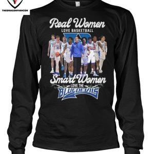 Real Women Love Basketball Smart Women Love The Duke Blue Devils T-Shirt