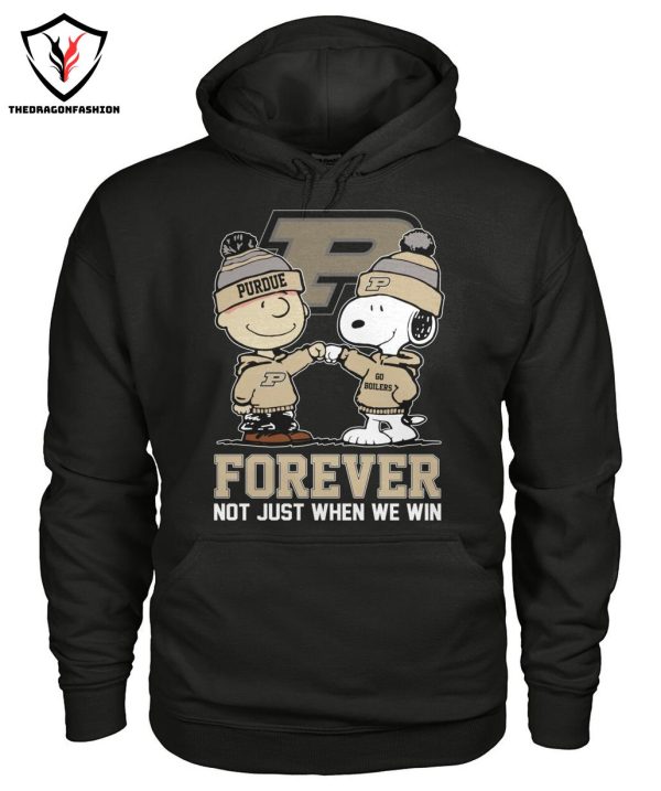 Snoopy Purdue Boilermakers Forever Not Just When We Win T-Shirt