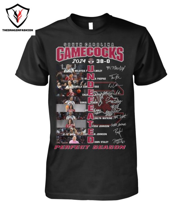 South Carolina Gamecocks 2024 Perfect Season T-Shirt