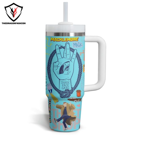 The Heist Macklemore & Ryan Lewis Tumbler With Handle And Straw