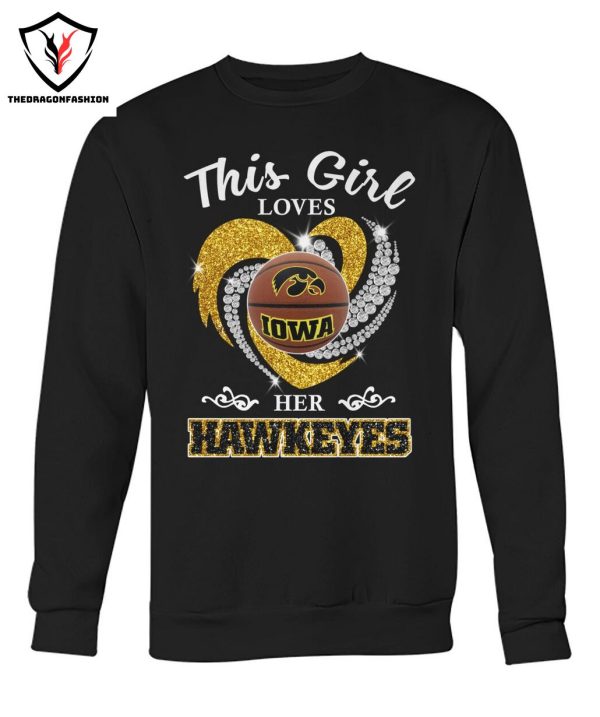 This Girl Loves Her Iowa Hawkeyes T-Shirt