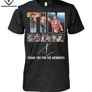 Tim McGraw Signature Thank You For The Memories T-Shirt