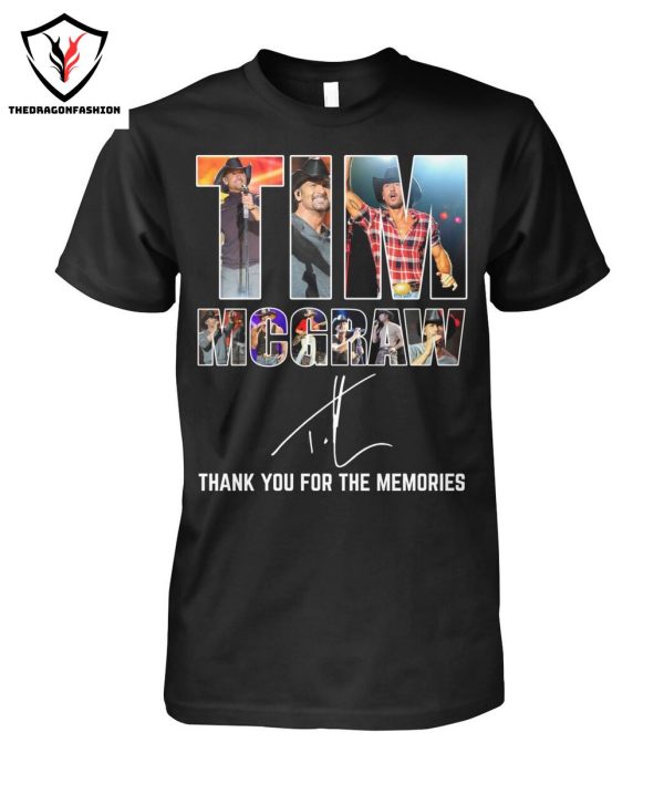 Tim McGraw Signature Thank You For The Memories T-Shirt