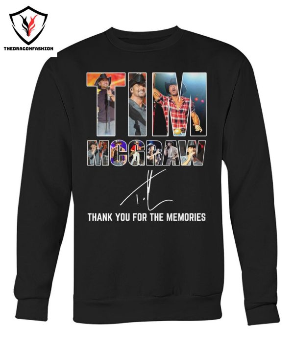 Tim McGraw Signature Thank You For The Memories T-Shirt