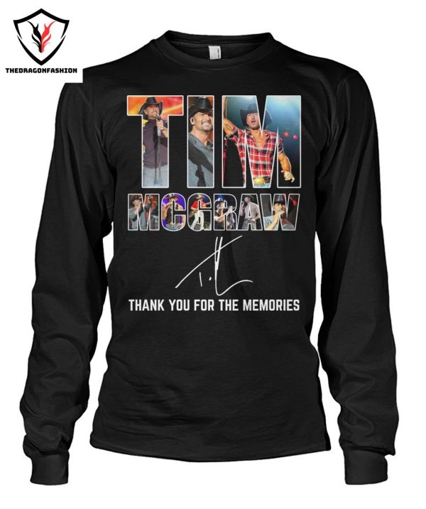 Tim McGraw Signature Thank You For The Memories T-Shirt