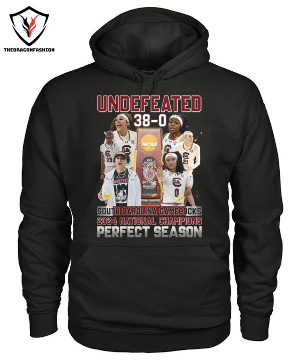 Undefeated 38-0 South Carolina Gamecock 2024 National Champions Perfect Season T-Shirt