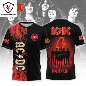 The AC DC Family PWR Up Special Design 3D T-Shirt