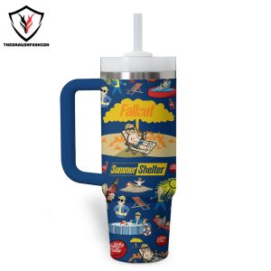 Fallout Summer Shelter Tumbler With Handle And Straw
