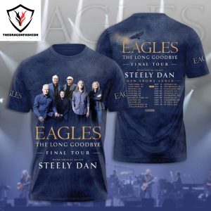Eagles The Long Goodbye Final Tour With Special Guest Steely Dan 3D T-Shirt