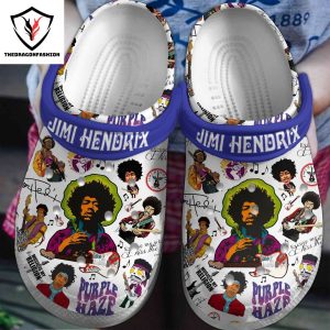 Jimi Hendrix Purple Haze Crocs