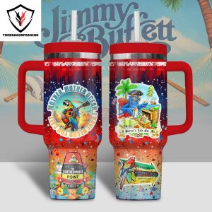 Jimmy Buffett Mother Mother Ocean Tumbler With Handle And Straw