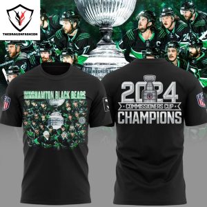 Binghamton Black Bears Champions 2024 Design 3D T-Shirt