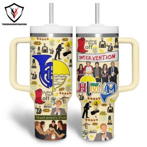 How I Met Your Mother Tumbler With Handle And Straw