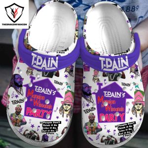 T-pain Mansion Wisconsin Party Crocs