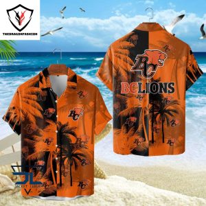 BC Lions Tropical Hawaiian Shirt