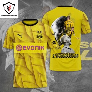 Dortmunder Junge Schwarzgelbe Legende Signature Design 3D T-Shirt