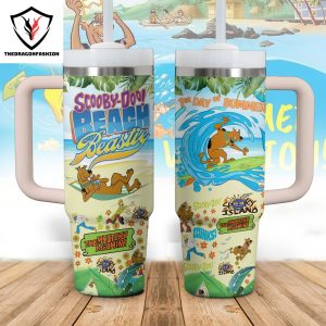 Scooby-Doo Beach Beastie 1st Day Of Summer Tumbler With Handle And Straw