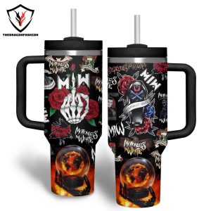 Motionless In White Enternally Yours Tumbler With Handle And Straw