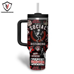 Social Distortion The Original Tumbler With Handle And Straw