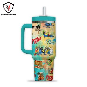 Jimmy Buffet Island Time Tumbler With Handle And Straw