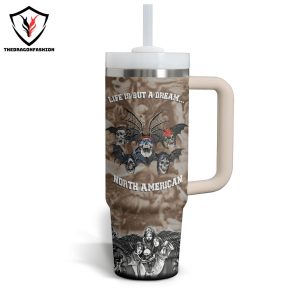 Avenged Sevenfold Life Is ButA Dream Noth American Tumbler With Handle And Straw