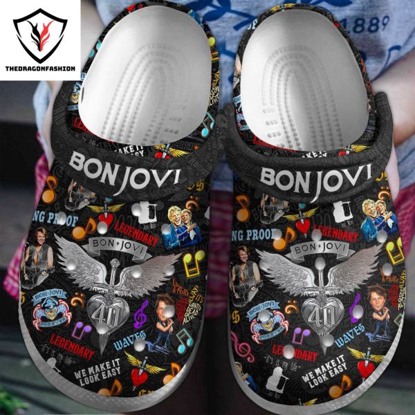 Bon Jovi Legenddary We Make It Look Easy Crocs