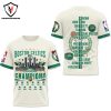 Boston Celtics 2024 Eastern Conference Champions Black 3D T-Shirt