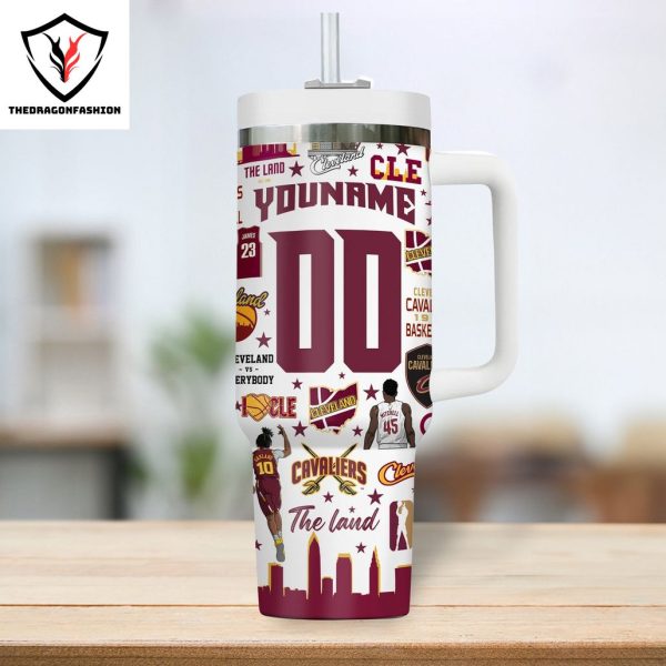 Cleveland Cavaliers All For One One For All Tumbler With Handle And Straw