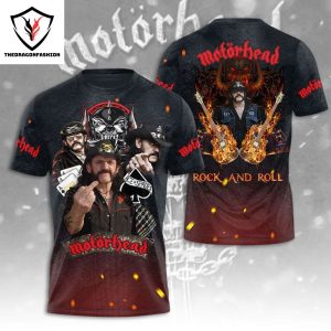 Motorhead Rock And Roll 3D T-Shirt
