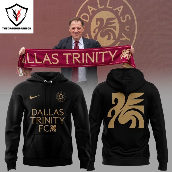 Dallas Trinity FC Design Black Hoodie