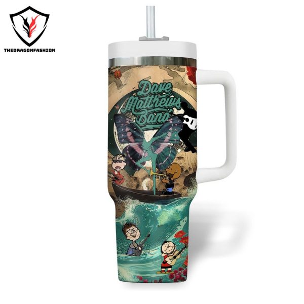 Dave Matthews Band Cause Life Is Short But Sweet For Certain Tumbler With Handle And Straw
