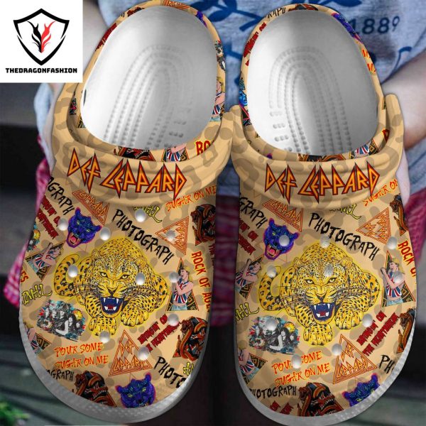 Def Leppard Rock Of Ages Design Crocs