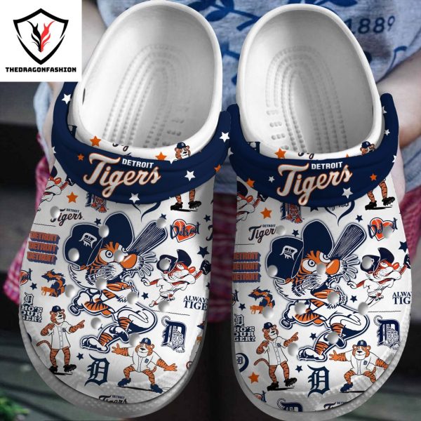 Detroit Tigers Always Tigers Crocs