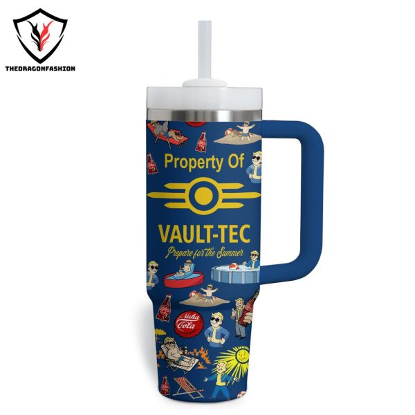 Fallout Summer Shelter Tumbler With Handle And Straw