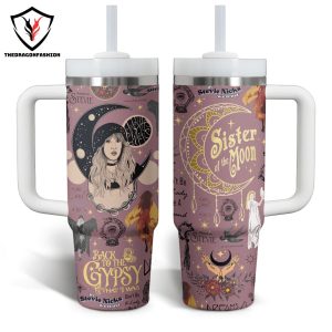Sister Of The Moon Stevie Nicks Fleetwood Mac Tumbler With Handle And Straw