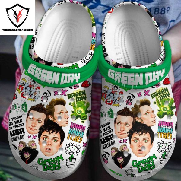 Green Day Design Crocs