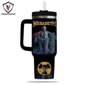 Megadeth Tumbler With Handle And Straw