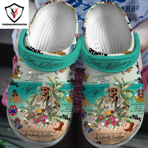 Hank Williams Jr Signature Summer Crocs