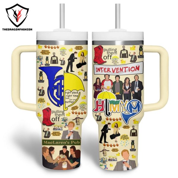 How I Met Your Mother Tumbler With Handle And Straw