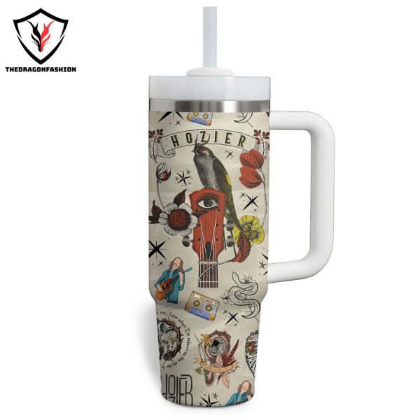 Hozier Live Laugh Love Design Tumbler With Handle And Straw