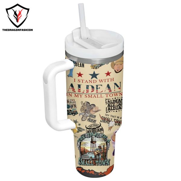 Jason Aldean All Summer Long Rock The Country Tumbler With Handle And Straw