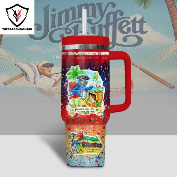 Jimmy Buffett Mother Mother Ocean Tumbler With Handle And Straw