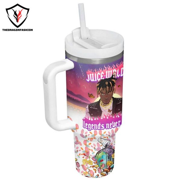 Juice WRLD Legends Never Die Tumbler With Handle And Straw