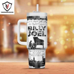 Billy Joel New York One Night To Remember Tumbler With Handle And Straw