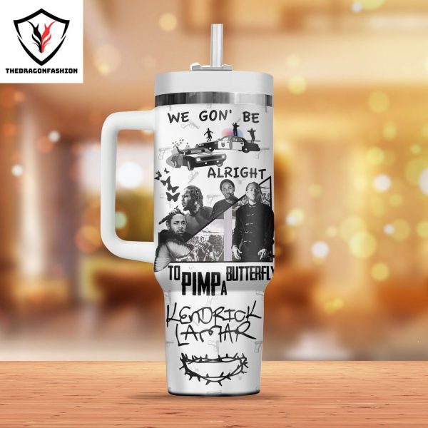 Kendrick Lamar To Pimp A Butterfly Tumbler With Handle And Straw