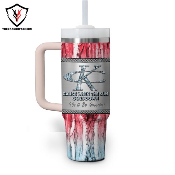 Kenny Chesney No Shoes No Shirt No Problems Signature Tumbler With Handle And Straw