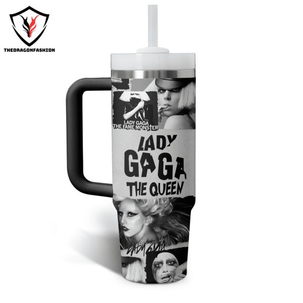 lady Gaga The Queen Tumbler With Handle And Straw