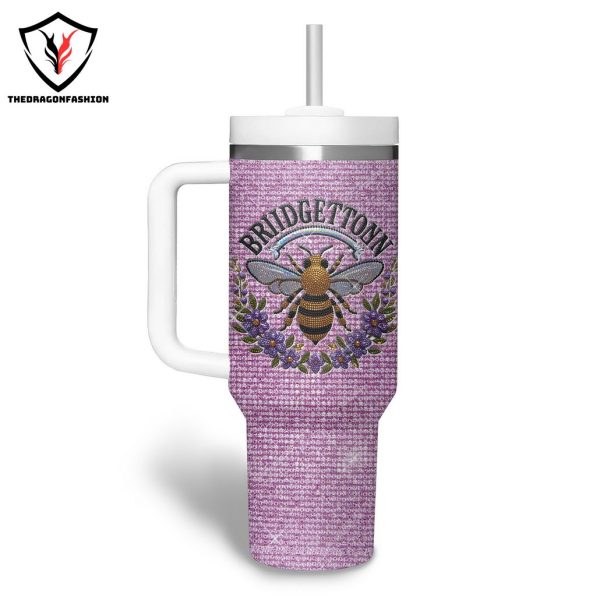 Lady Whistledown Social Club The Best Tea Since 1813 Tumbler With Handle And Straw